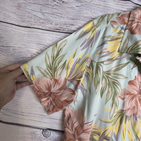 Tahiti Reef Club 2 PC Womens Jacket & Maxi Dress Size L Resort Wear Tropical - Picture 8 of 16